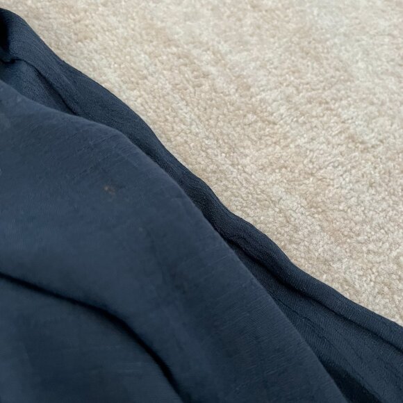 Andrea Missy Blue Boho Strapless Summer Maxi Dress L - Picture 10 of 11